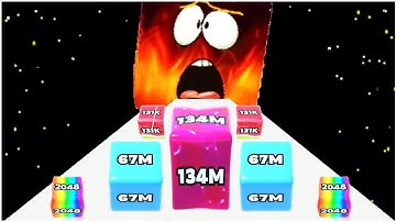 Jelly Run 2048 - Gameplay Walkthrough - Max Levels Lvl 161-175