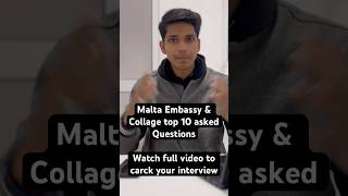 Carck your malta interview 🇲🇹. Go and watch full video #malta #interview #fypシ #fypシ゚viral #food