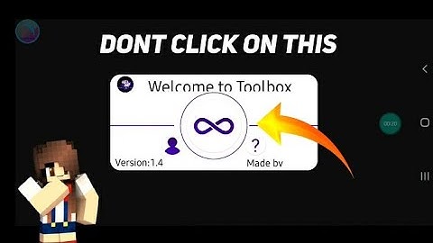 Toolbox Infinite Premium For MCPE 1.17.10✅ | Toolbox IT 1.17.10🥵 | Toolbox Crash Fixed 1.17.10💯 |