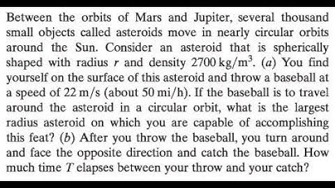 Between the orbits of Mars and Jupiter, several thousand small objects called asteroids move in ne