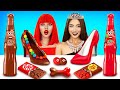 Chocolate VS Real Food Challenge | Eating Chocolate Desserts by RATATA POWER