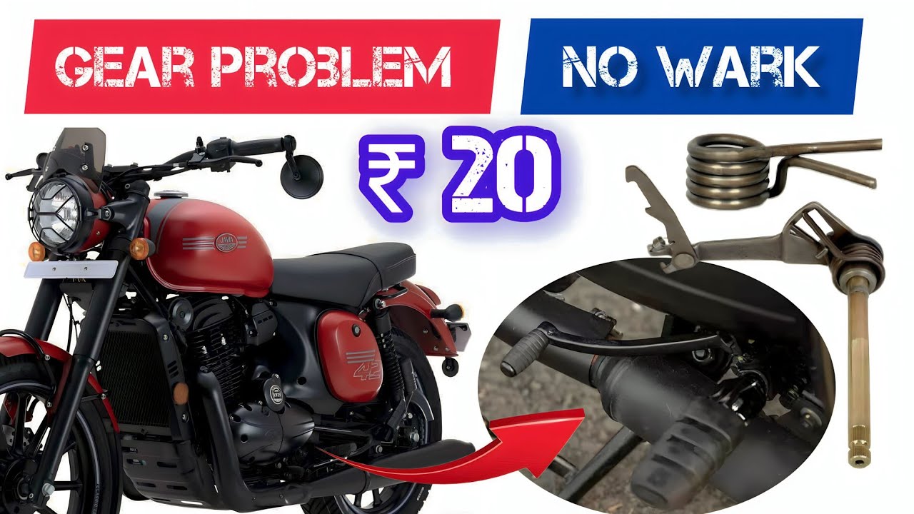Gear Problem Jawa Bike Gear Not working Jawa How to install Gear