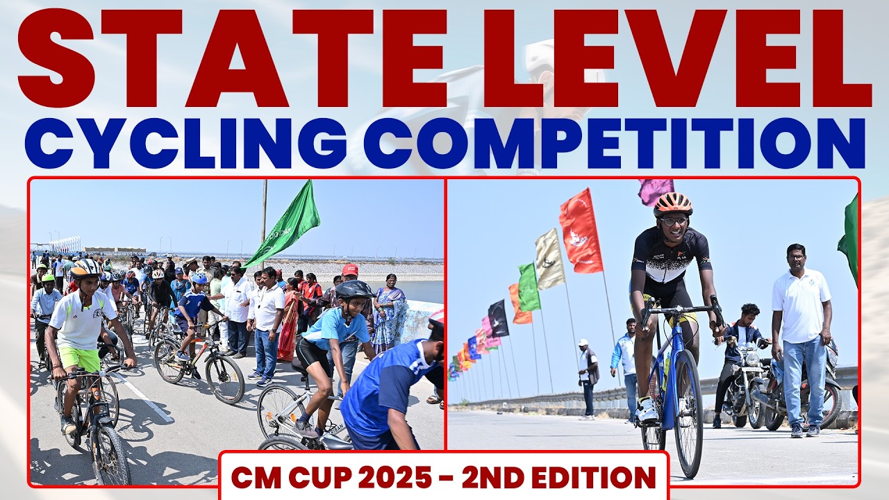 CM Cup 2025 | Telangana State Cycling Competition | Siddipet | Zoneadds