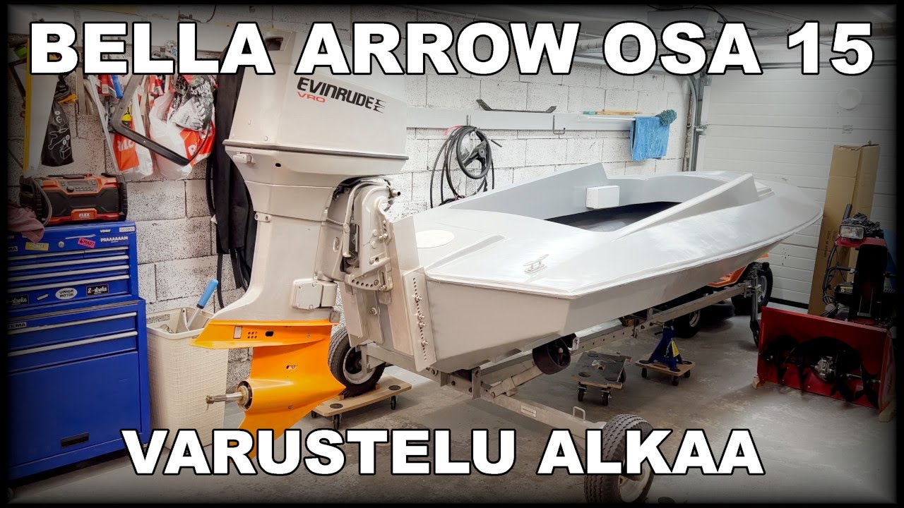 Bella Arrow pikaliippari osa 15 - varustelua ja moottori paikalleen