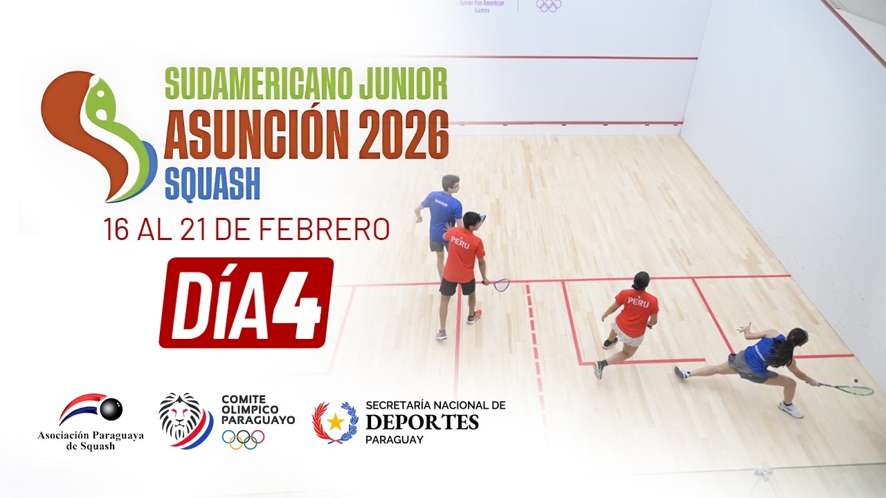 🔴 EN VIVO | C2 CIT - Día [4] - Sudamericano Juvenil de Squash ASU 2026 ...