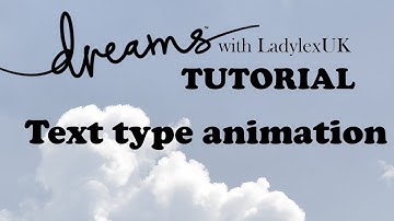 Dreams PS4 Tutorial: Text type animation