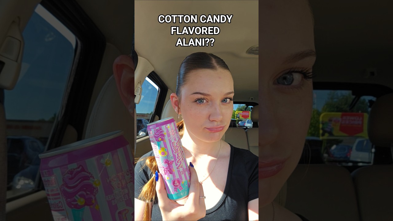 TRYING THE NEW COTTON CANDY FLAVORED ALANI!! 🍬 
