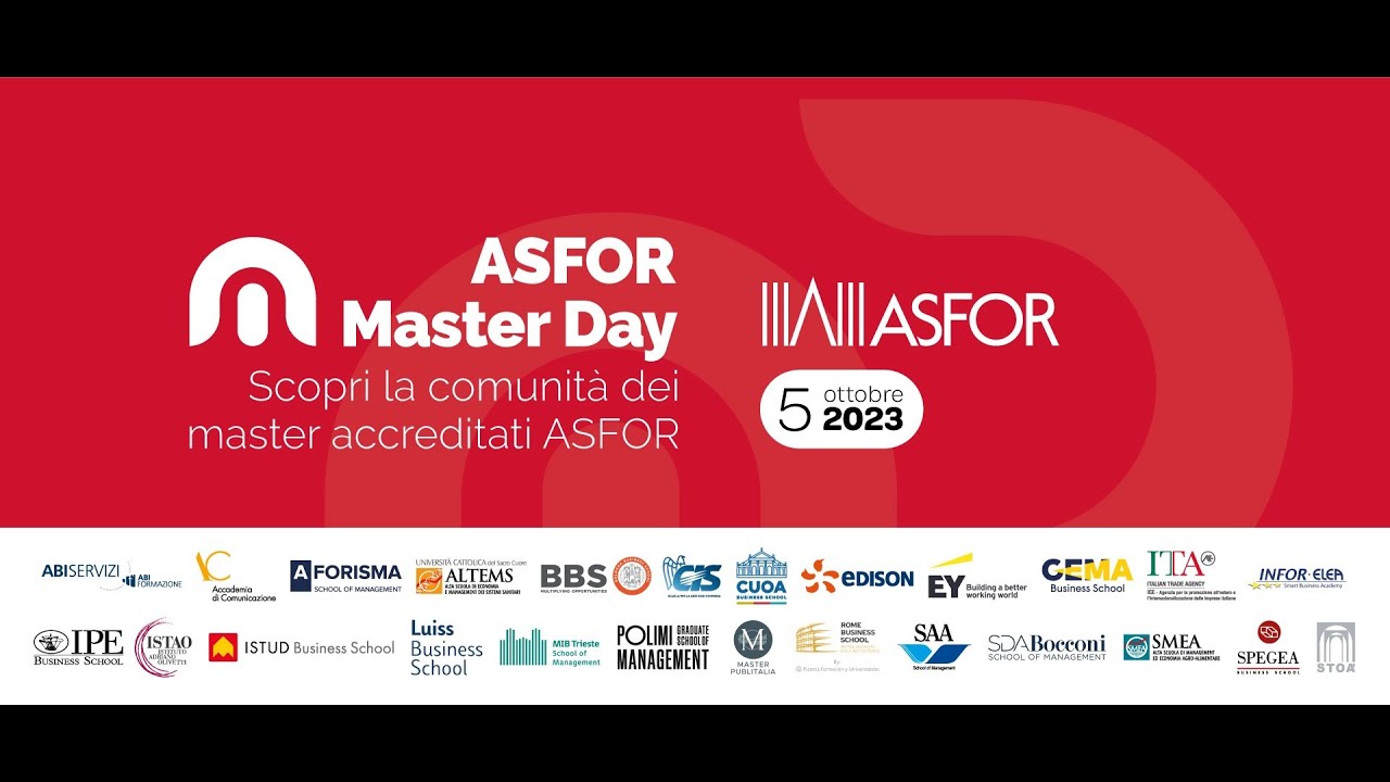 ASFOR Master Day 2023 - YouTube
