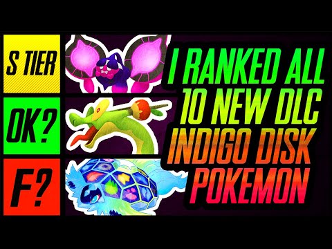 I Ranked ALL 10 New Indigo Disk DLC Pokemon! | Mr1upz