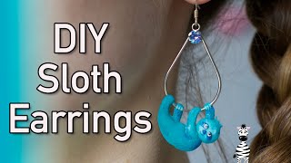 ACRYLIC Sloth Earrings | They Are So CUTE! | Full Tutorial