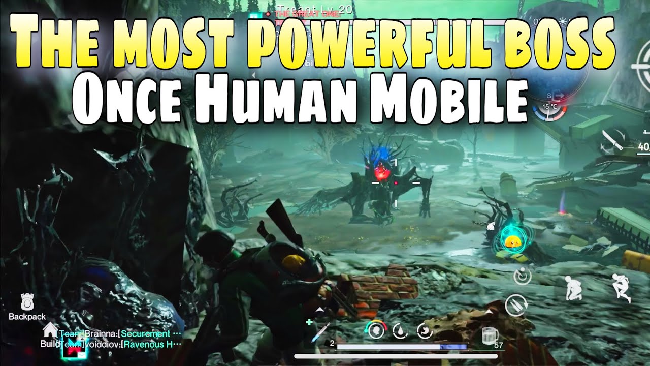 How to defeat the most powerful treant boss | Once human mobile iPhone 14