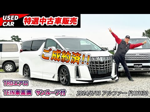 ご成約】程よく弄ってあるトヨタ 30系 アルファード！車検満2年付きで 