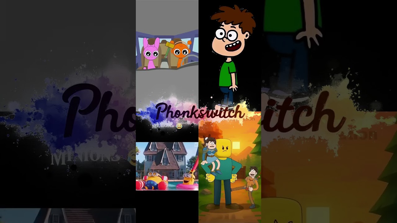 original and minions Minecraft and Roblox #cartoon #roblox #minions #shorts