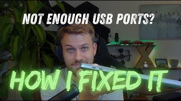How I solved my USB Port Shortage Problem on my laptop | Stream Deck USB Hub | Desk Gadget
