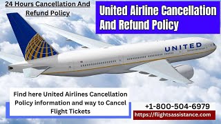 United Airline Cancellation Policy || How to get refund on cancelled flight!