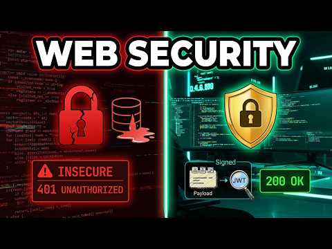 Web Security & Authentication Crash Course 🔥 | Full Stack Placement Prep Guide