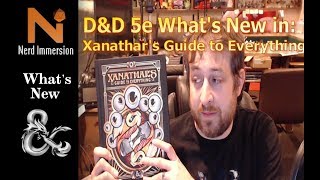 What's New in Xanathar's Guide to Everything? | Nerd Immersion