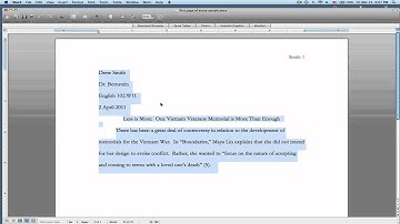 Basic Formatting Rules video