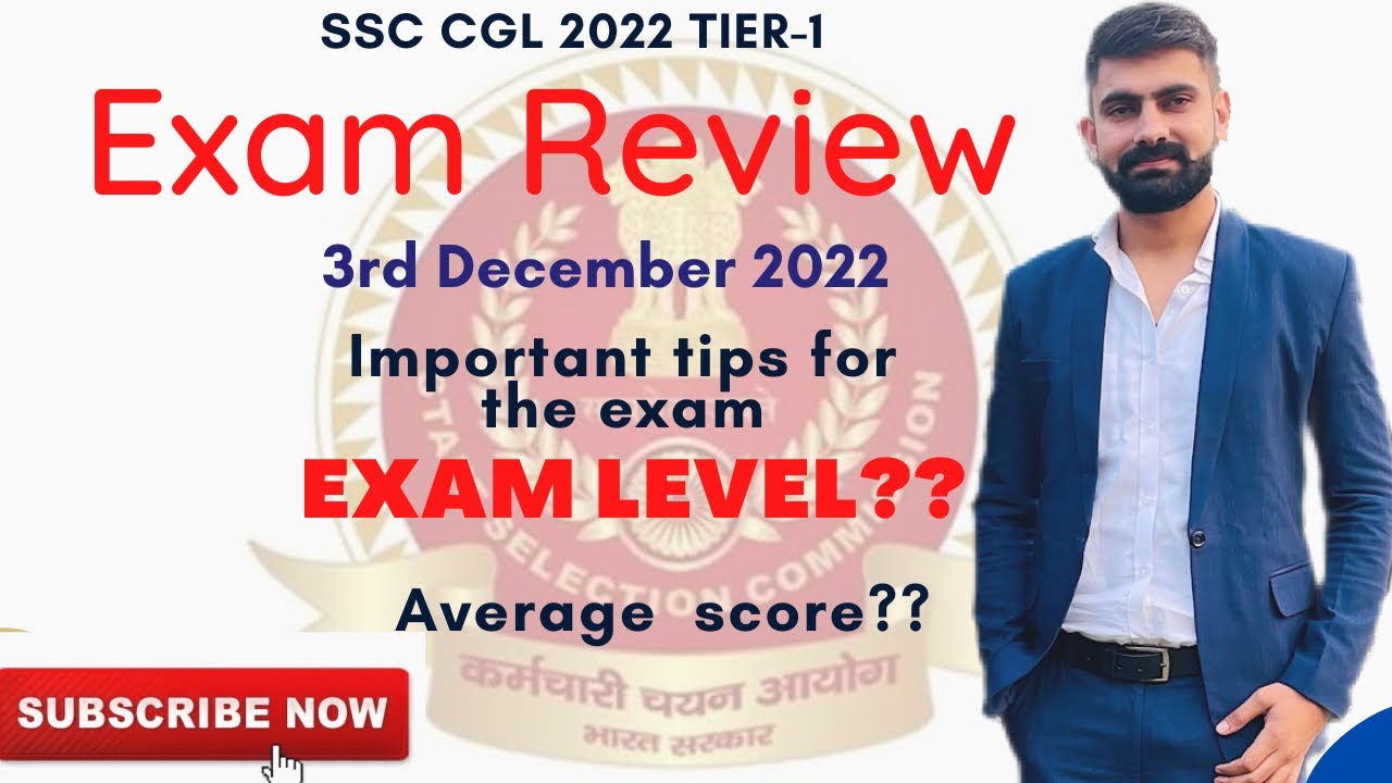 Honest Exam Review- SSC CGL 2022 Tier-1 | Exam level | Avg Score | Path to Success