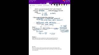 7.EE.4a: Equation Word Problems 7 Ee 4a