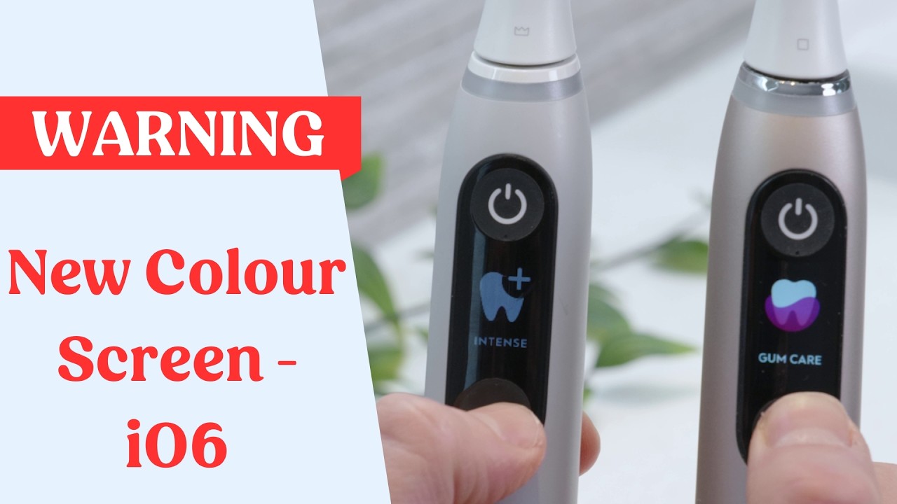Oral-B iO Series 6 (iO6) gets a color screen - YouTube