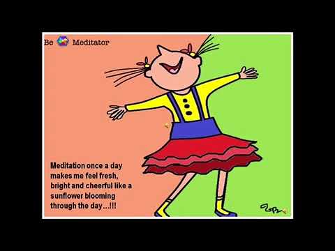 Meditation makes me feel like a Sunflower Girl