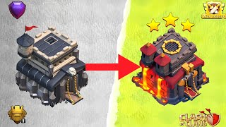 Th9 VsTh10 3 Star Attack Strategy 2024/Th9 Vs Th10 War Attack/Pushing Strategy#th9#th10#clashofclans