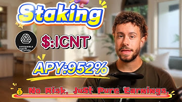 💸 Win Every Day! I Staked ICNT and Made $500+ in 24 Hours – 900%+ APY Easy Passive Income! 🔥