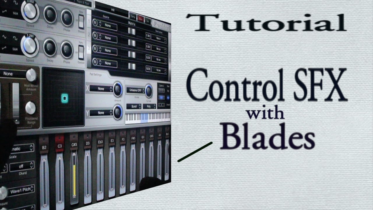 Waldorf Nave Control SFX Pitch with Blade Keys Tutorial - YouTube