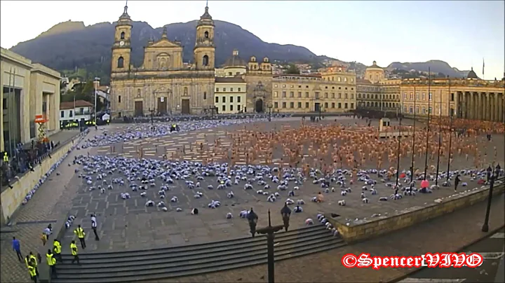 Spencer Tunick Bogot Installation | HD Video