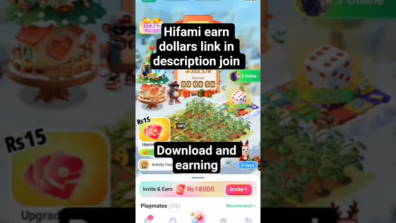 hifami legit earning money 💰 easily and invitation ###