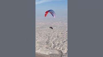 Spin maneuver in SIV course #paraglider #parapente #flying #sigma #travel #adventure #adrenaline