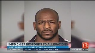 UPDATE: IMPD chief responds to family's lawsuit against city for fatal shootout