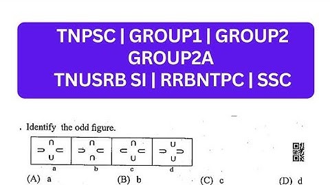 tnpsc group2 and 2a preparation | group 1 reasoning last minutes revision | tnusrb si psychology