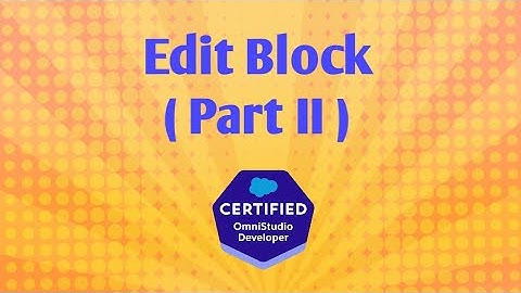 Edit Block In OmniScript ( Part II )| Record Creation & Deletion |OmniStudio | Vlocity |Salesforce V