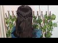 kids simple hairstyles idea -2 (heartin style)#hairstyle #kids