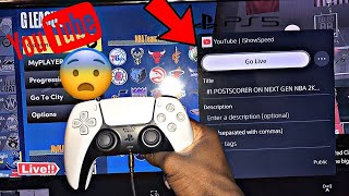 كيف تبث في يوتيوب من سوني 5 | Playstation 5