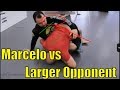 Conceptual BJJ Narrated - Marcelo Garcia vs Bigger Opponent