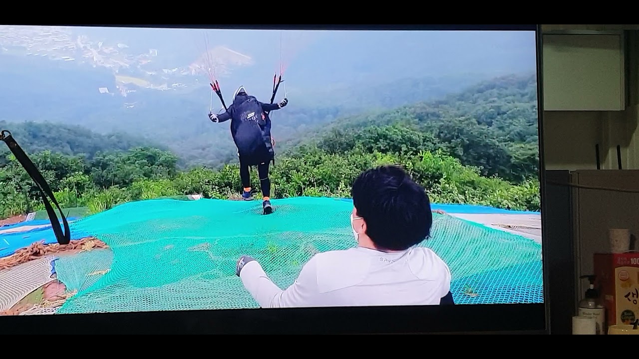 패러글라이딩 이륙, 착륙 자세교정을 위한 영상(20210711용인정광산)