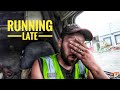 My Trucking Life | RUNNING LATE | #1744