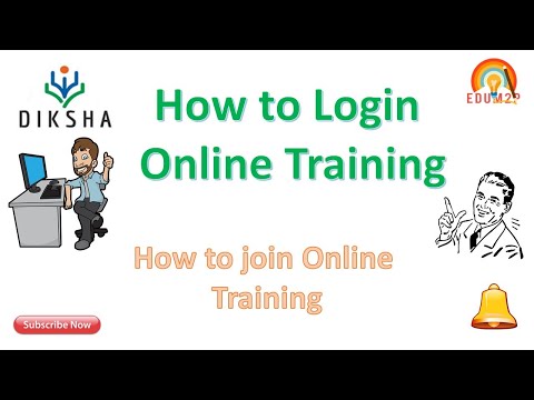how to login Diksha Online Training