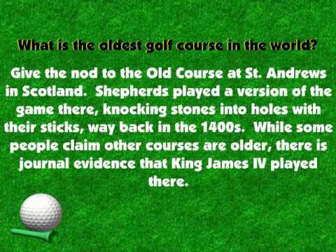 Sports Trivia Questions Golf Trivia Youtube