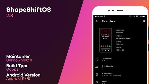 ShapeShift OS v2.3 Android 11 Review on Mi A1