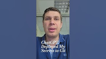 ChatGPT Deployed My Secrets to Git 😱 #Shorts