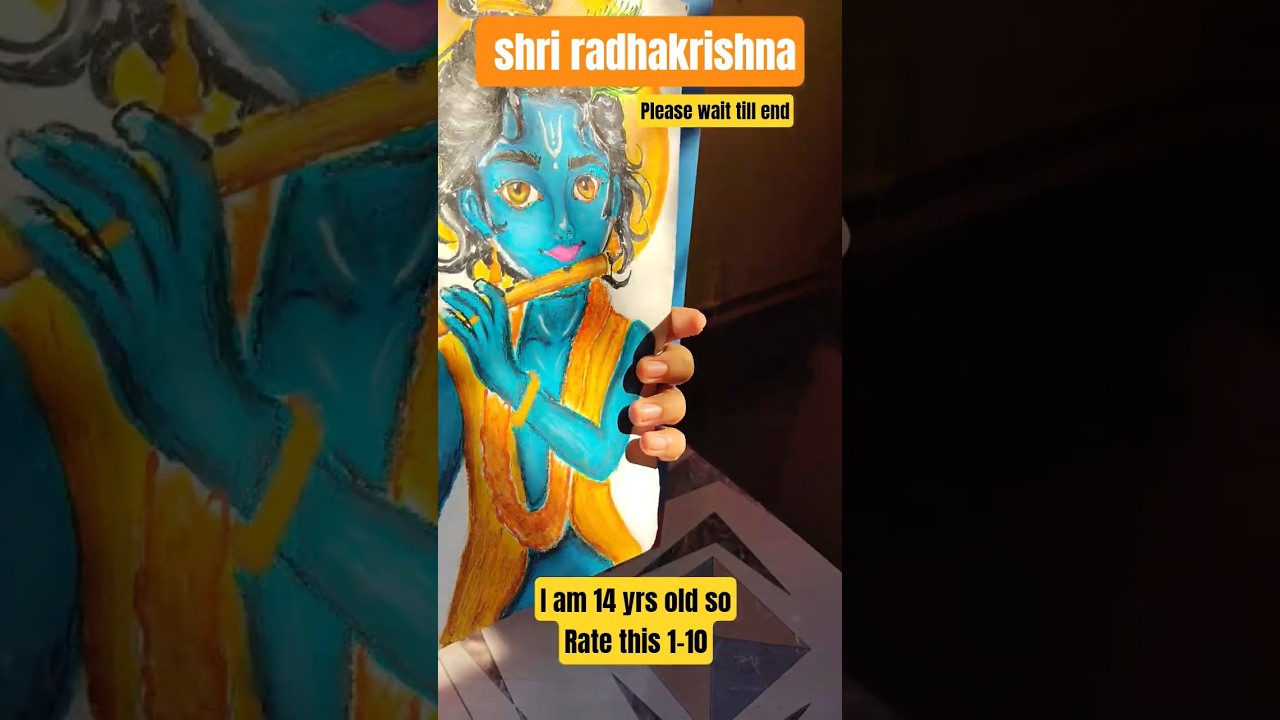 jai shri radhakrishna || krishna drawing 