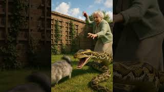 Famous 🐍👵 Grandma vs Giant Python – Small Yard, Huge Drama 💥🐍  #rescue  #animals Profile