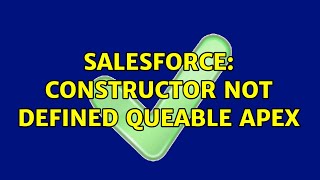Salesforce: Constructor Not Defined Queable Apex