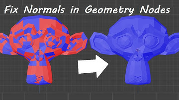 Fix Normals || Recalculate Normals In Blender Geometry Nodes