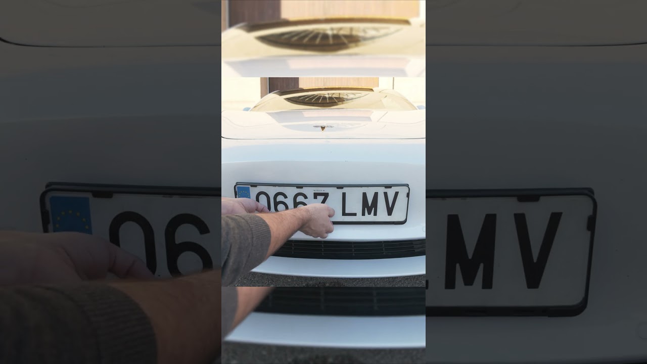 Montaje portamatrículas invisible #accesorioscoche #detailing #mejorascoche #coches #portamatriculas