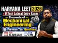 🔥Haryana LEET 2026 | Elements of Mechanical Engg. | Pyq Session Series | Practice Class #haryanaleet